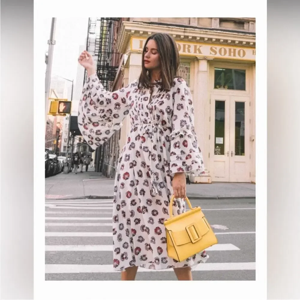 Madewell x Karen Walker white floral fantasia midi dress 4